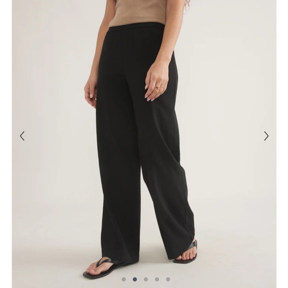 NWOT Marine Layer Allison Black Trouser Pant - Picture 2 of 7